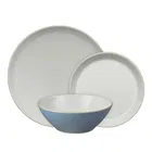 Denby Impression Blue 12 Piece Tableware Set
