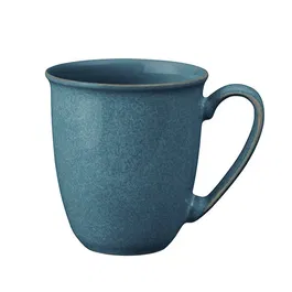 Denby Elements Jade Dark Green Coffee Beaker / Mug