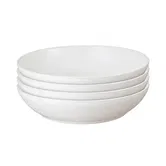 Denby Cotton White Set Of 4 Pasta Bowls