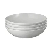 Denby Dove Grey Set Of 4 Pasta Bowls