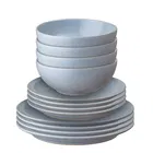 Denby Sky Blue 12 Piece Tableware Set