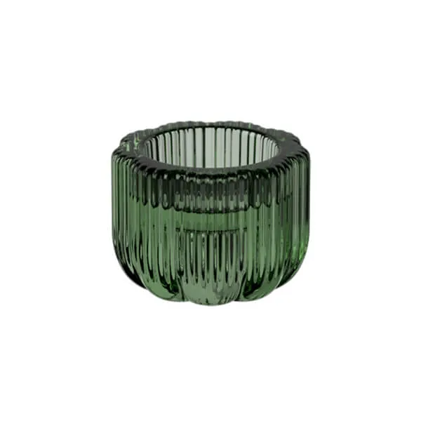 Villeroy & Boch Fleur Vert 2 in 1 Glass Candleholder