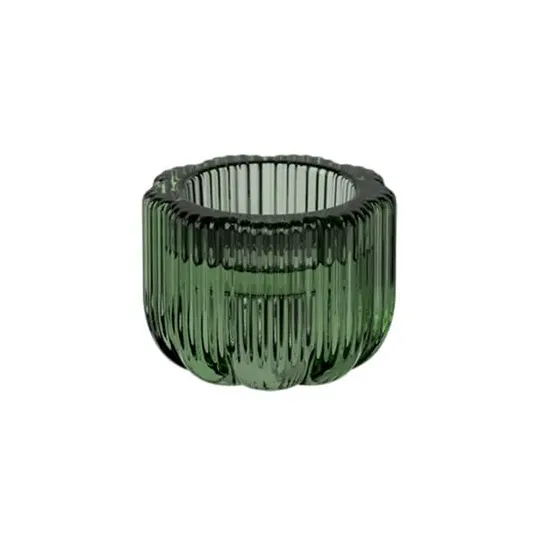 Villeroy & Boch Fleur Vert 2 in 1 Glass Candleholder
