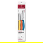 Victorinox Swiss Classic Yellow/Orange/Blue 3 Piece Paring Knife Box Set