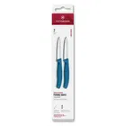 Victorinox Swiss Classic Blue 8cm Straight 2 Piece Pointed Tip Paring Knife Box Set