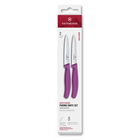 Victorinox Swiss Classic Purple 10cm Serrated/Straight 2 Piece Paring Knife Box Set