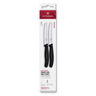 Victorinox Swiss Classic Black 11cm Serrated 2 Piece Tomato & Table Knife Box Set