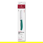 Victorinox Swiss Classic Green 11cm Serrated 6 Piece Tomato & Table Knife Box Set