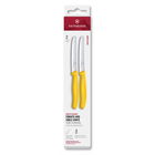 Victorinox Swiss Classic Yellow 11cm Serrated 2 Piece Tomato & Table Knife Box Set