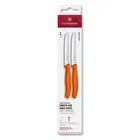 Victorinox Swiss Classic Orange 11cm Serrated 2 Piece Tomato & Table Knife Box Set