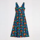 Seasalt Polmanter Dress Screenprint Floral Maritime