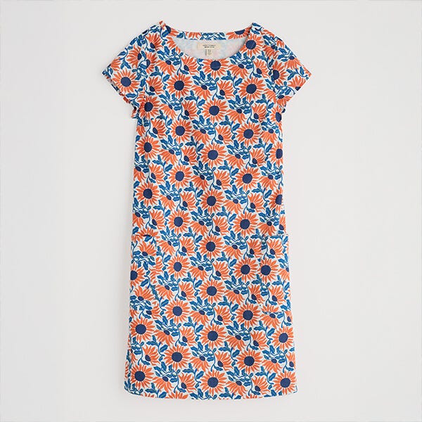 Seasalt River Cove Dress Bold Sunflower Chalk