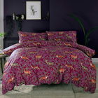 Deyongs Fox and Deer Duvet Set Mulberry