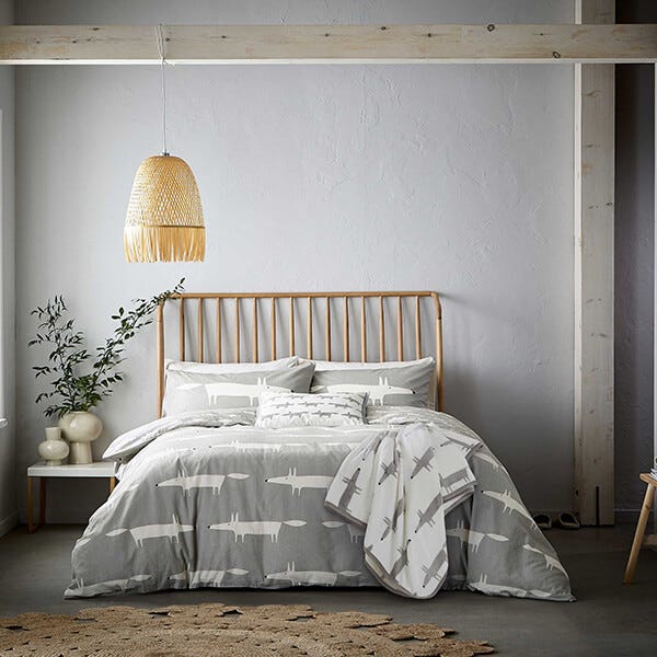 Scion Living Mr Fox Duvet Cover Silver