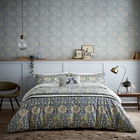 Morris & Co Kennet Cover Set Indigo/Gold