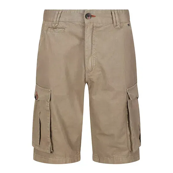 Regatta Mens Shorebay Vintage Look Cargo Shorts Gold Sand