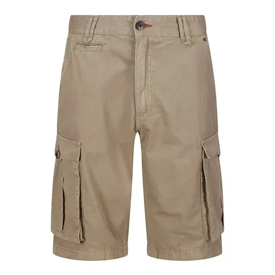 Regatta Mens Shorebay Vintage Look Cargo Shorts Gold Sand