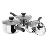 Judge Vista 3 Piece Saucepan Set