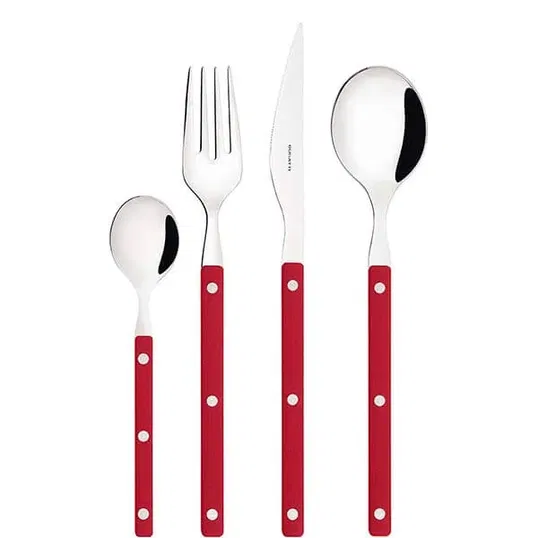 Bugatti Allegra Red 16 Piece Cutlery Set in Gallery Box