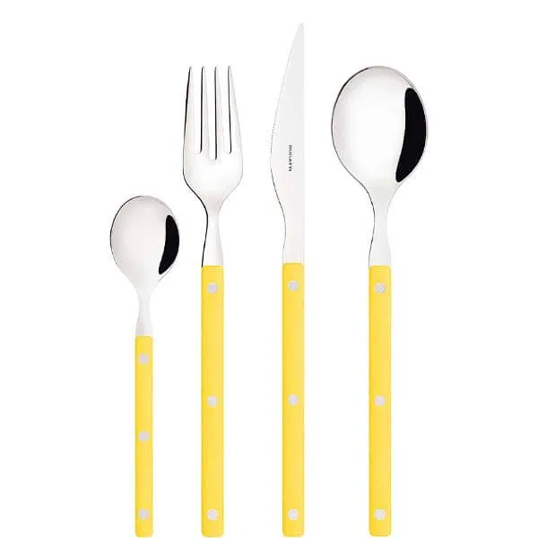 Bugatti Allegra Yellow 24 Piece Cutlery Set in Gallery Box
