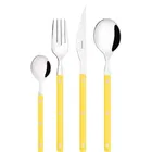 Bugatti Allegra Yellow 24 Piece Cutlery Set in Gallery Box