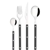 Bugatti Allegra Black 24 Piece Cutlery Set in Gallery Box