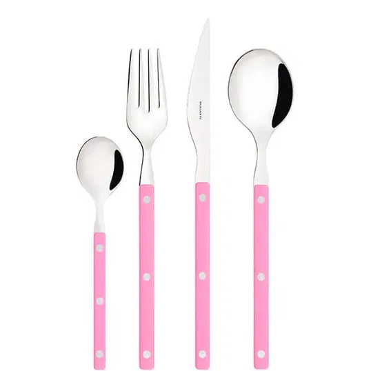 Bugatti Allegra Pink 24 Piece Cutlery Set in Gallery Box