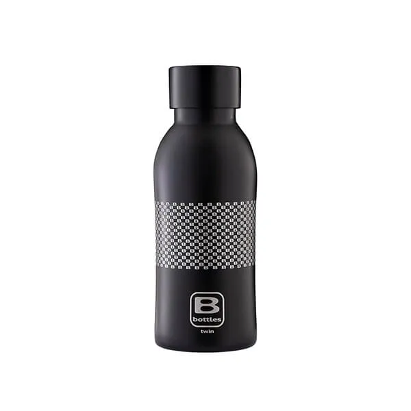 Bugatti B Bottle Twin 350ml Thermal Water Bottle B Pattern