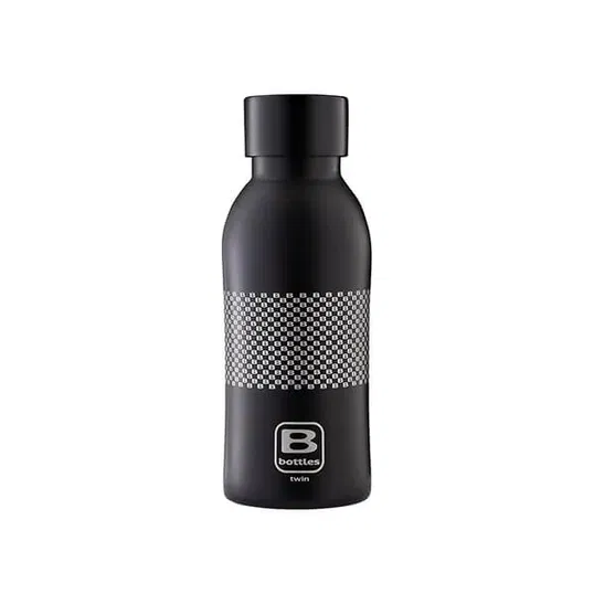 Bugatti B Bottle Twin 350ml Thermal Water Bottle B Pattern