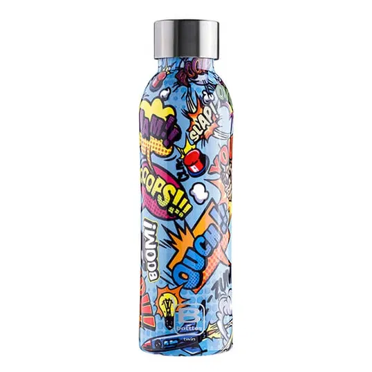 Bugatti B Bottle Twin 500ml Thermal Water Bottle Comics
