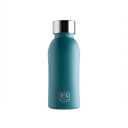 Bugatti B Bottle Twin 350ml Thermal Water Bottle Vintage Green Sand