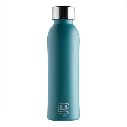 Bugatti B Bottle Twin 500ml Thermal Water Bottle Vintage Green Sand