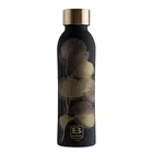 Bugatti B Bottle Twin 500ml Thermal Water Bottle Gold Leaves