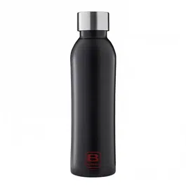 Bugatti B Bottle Twin 500ml Thermal Water Bottle Mat Black