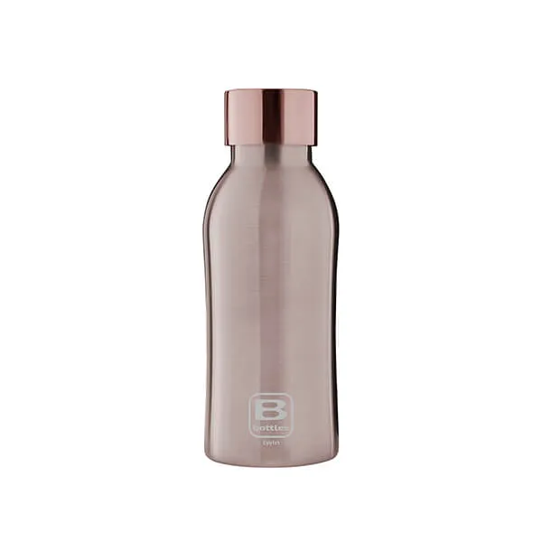 Bugatti B Bottle Twin 350ml Thermal Water Bottle Rose Gold Brushed