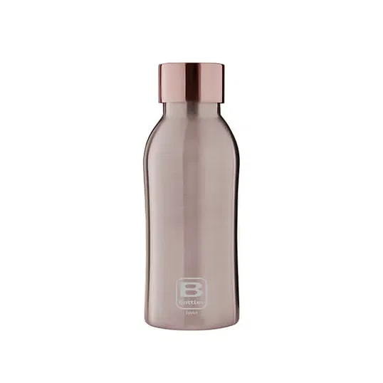 Bugatti B Bottle Twin 350ml Thermal Water Bottle Rose Gold Brushed