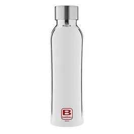 Bugatti B Bottle Twin 500ml Thermal Water Bottle Silver Lux