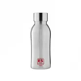 Bugatti B Bottle Twin 350ml Thermal Water Bottle Brushed Steel