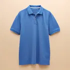 Joules Mens Woody Blue Cotton Pique Polo Shirt