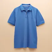 Joules Mens Woody Blue Cotton Pique Polo Shirt