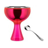 Alessi Big Love Fuchsia Pink Bowl And Spoon