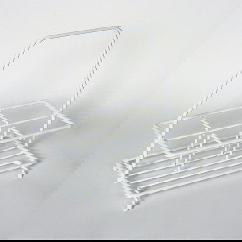 Delfinware Wireware White 6 Bottle Milk Carrier