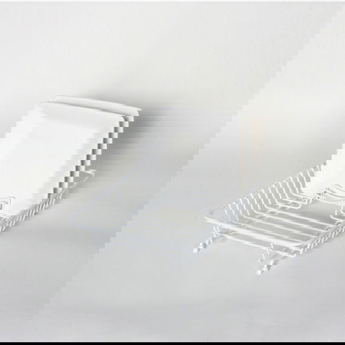 Delfinware Wireware White Compact Dish Drainer