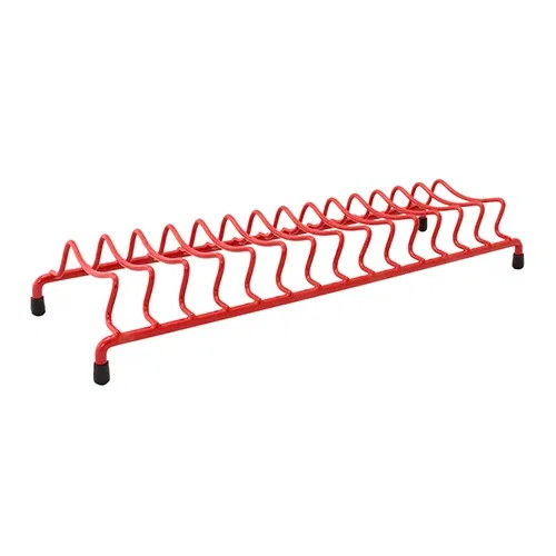 Delfinware Wireware Red Popular Plate Rack