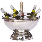 Epicurean Hammered Steel 6 Bottle Champagne / Wine Cooler