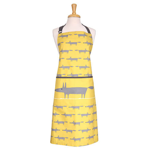 Scion Living Mr Fox Adult Apron Yellow