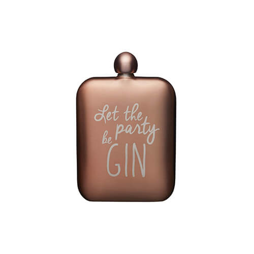 BarCraft 175ml Stainless Steel Pink Hip Flask