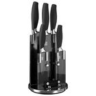 Taylors Eye Witness Brooklyn Chrome 5 Piece Revolving Knife Block Set