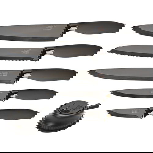 Taylors Eye Witness Brooklyn Titanium 5 Piece Knife Set With Knife Sharpener