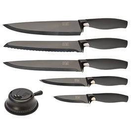 Taylors Eye Witness Brooklyn Titanium 5 Piece Knife Set With Knife Sharpener